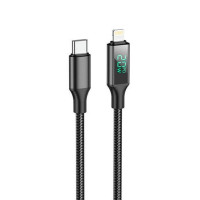 Кабель BOROFONE BU32 TYPE-C IP 20W black 1.2 метра (BU32PDLB)