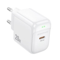 Адаптер мережевий 5В 3,0А BOROFONE BAS43A Potential single-port PD20W charger(EU