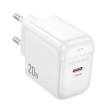 Адаптер мережевий 5В 3,0А BOROFONE BAS43A Potential single-port PD20W charger(EU