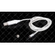 Кабель USB 2.0 до USB Type-C магнітний Silver LED 1.0 метр