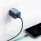 Адаптер мережевий Baseus Super Si Quick Charger 1C 20W EU Blue