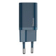 Адаптер мережевий Baseus Super Si Quick Charger 1C 20W EU Blue