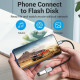 Кабель OTG Vention USB 3.0 USB Type-C Male to Type-A Female 0.5 метра сірий (CCXHB)