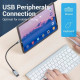 Кабель OTG Vention USB 3.0 USB Type-C Male to Type-A Female 0.5 метра сірий (CCXHB)