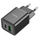 Мережевий зарядний пристрій HOCO N28 Founder PD20W+QC3.0 Black