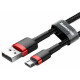 Кабель USB 2.0 AM to Micro USB Baseus Cafule Cable Red+Black 2.0 метра