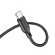 Аудіо-кабель BOROFONE BL18 AUX 3.5 мм для Apple Lightning Black 1 метр