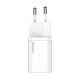 Адаптер мережевий Baseus Super Si Quick Charger 1C 20W EU White