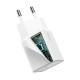 Адаптер мережевий Baseus Super Si Quick Charger 1C 20W EU White