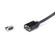 Кабель USB 2.0 Micro-B USB магнітний Black 1.0 метр
