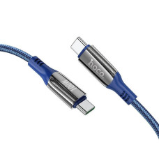 Кабель Hoco S51 Type-C - Type-C 1.2 метри 100W blue