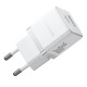 Мережевий зарядний пристрій Baseus Palm Fast Charger C+U 30W EU Moon білий