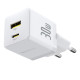 Мережевий зарядний пристрій Baseus Palm Fast Charger C+U 30W EU Moon білий
