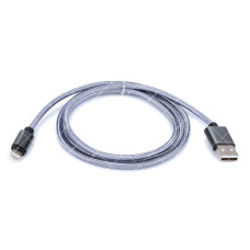 Кабель USB 2.0 Lighting iPhone 4.5 мм Grey 1.0 метр