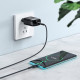 Адаптер мережевий HOCO C72Q Glorious single port QC3.0 charger set(Type-C) 18W Black
