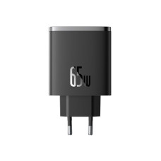 Мережевий зарядний пристрій Baseus Cube Pro Fast Charger 2C+U 65W EU Cluster Black