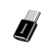 Перехідник Micro Female To Type-C Baseus Male Adapter Converter Black (CAMOTG-01)