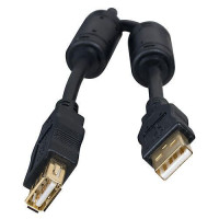 Кабель подовжувач USB 2.0 Female to Male 1.8 метра чорний