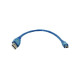 Кабель USB 2.0 AM mini USB екранований 0.3 метри