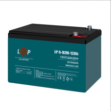 Батарея акумуляторна AGM LogicPower LP 6-DZM-12 Ah під Болт М5