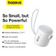 Baseus PocketGo Portable Air Pump Stellar White Портативний насос для матраців