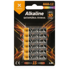 Батарейки AAA LR03 Alkaline 12 шт Vinga (VJABAAA12)