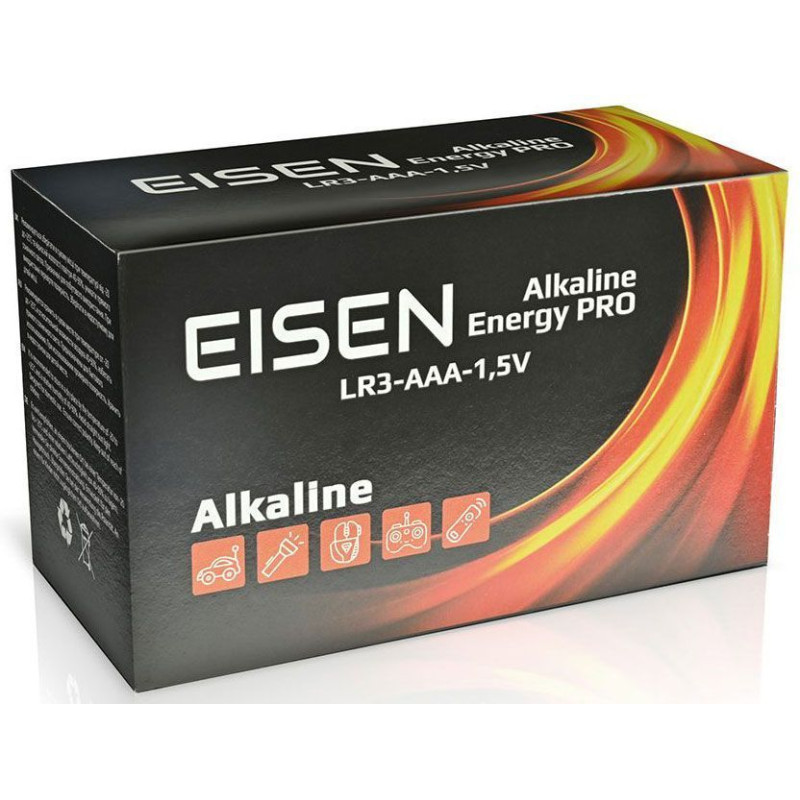 Батарейка Eisen Alkaline Energy PRO1.5V AAA LR03 2 шт Блістер