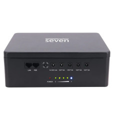 SEVEN UPS-7960 v2 black 60000 мАг 60 Вт LiFePO4 з регулюванням вихідної напруги ДБЖ