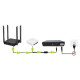 Power Bank Telstream DC1018P PoE 5/9/12 В 10400 мАг