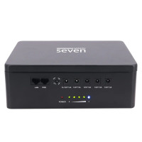 SEVEN UPS-7960 v2 black 60000 мАг 60 Вт LiFePO4 з регулюванням вихідної напруги ДБЖ
