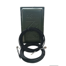 GSM/3G/4G/LTE антена панель MEGA v.2 MIMO 1700-2700 39dB + кабель 20м