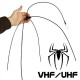 ПАВУК дводіапазонна VHF/UHF + кабель 10м Антена для рацій
