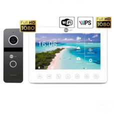 Комплект відеодомофону NeoLight NeoKIT HD WF Graphite KAPPA+HD SOLO FHD