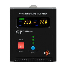 LogicPower LPY-PSW-1000VA+ 10A/20A 700Вт 12V з правильною синусоїдою ДБЖ
