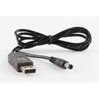 Кабель USB з перетворювачем напруги з 5V на 12V 5.5 х 2.5 мм