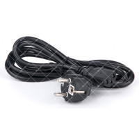 Кабель живлення 220v Tcom 3х0.75 євровилка 3 метри