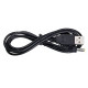 Кабель живлення 5V USB-DC (5.5/2.1) Yellow 1 метр