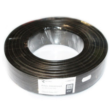 RITAR RG58U-64W Black 64x0.12m CCA жовтий екран 50 Ом 100м Кабель