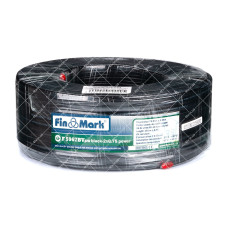 Кабель коаксіальний FinMark F5967BVcu-2x0.75 100 метрів 75 Ом чорний