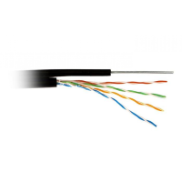 ATcom FTP Standard CAT5E 0.50 мм, 305 м, екранований, для зовнішніх робіт з проволокой 1.2 мм. PVC+PVE Кабель вита пара