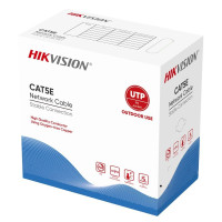 Hikvision UTP DS-1LN5EO-UU/E CU зовнішня 305м = 1 бхт. Кабель вита пара