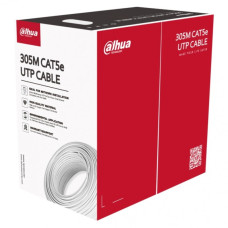 Кабель вита пара UTP Dahua DH-PFM920I-5EU-U CAT5e CU внутрішня 305 метрів