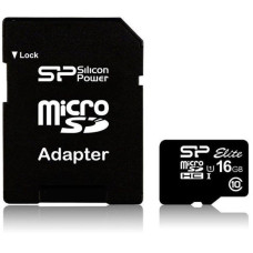 Silicon Power 16Gb class 10 + adapter SD microSDHC Карта пам'яті