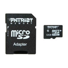 Patriot LX 32Gb UHS-1 + adapter SD PSF32GMCSDHC10 microSDHC Карта пам'яті