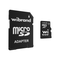 Wibrand 128Gb class 10 UHS-1 U3 + adapter SD microSDXC Карта пам'яті