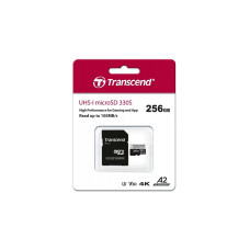 Transcend 256Gb class 10 UHS-I U3 A2 TS256GUSD330S microSDXC Карта пам'яті