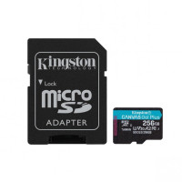 Kingston 256Gb class 10 A2 V30 UHS-1 U3 + adapter SD SDCG3/256GB microSDXC Карта пам\'яті