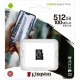 Kingston Canvas Select Plus 512Gb class 10 А1 (R-100MB/s) SDCS2/512GBSP microSDXC Карта пам'яті