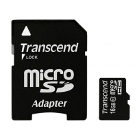 Transcend 16Gb class 10 + adapter SD TS16GUSDHC10 microSDHC Карта пам'яті