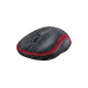 Миша комп'ютерна бездротова Logitech M185 червона